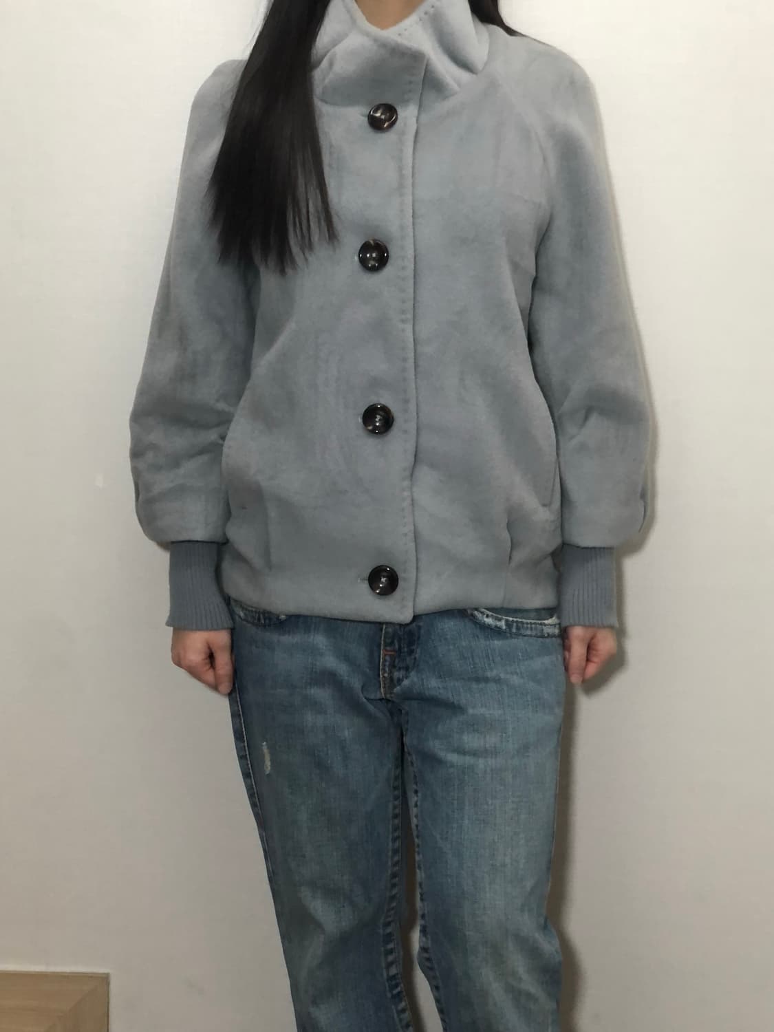 빈티지 그레이 울 자켓 상품이미지5
