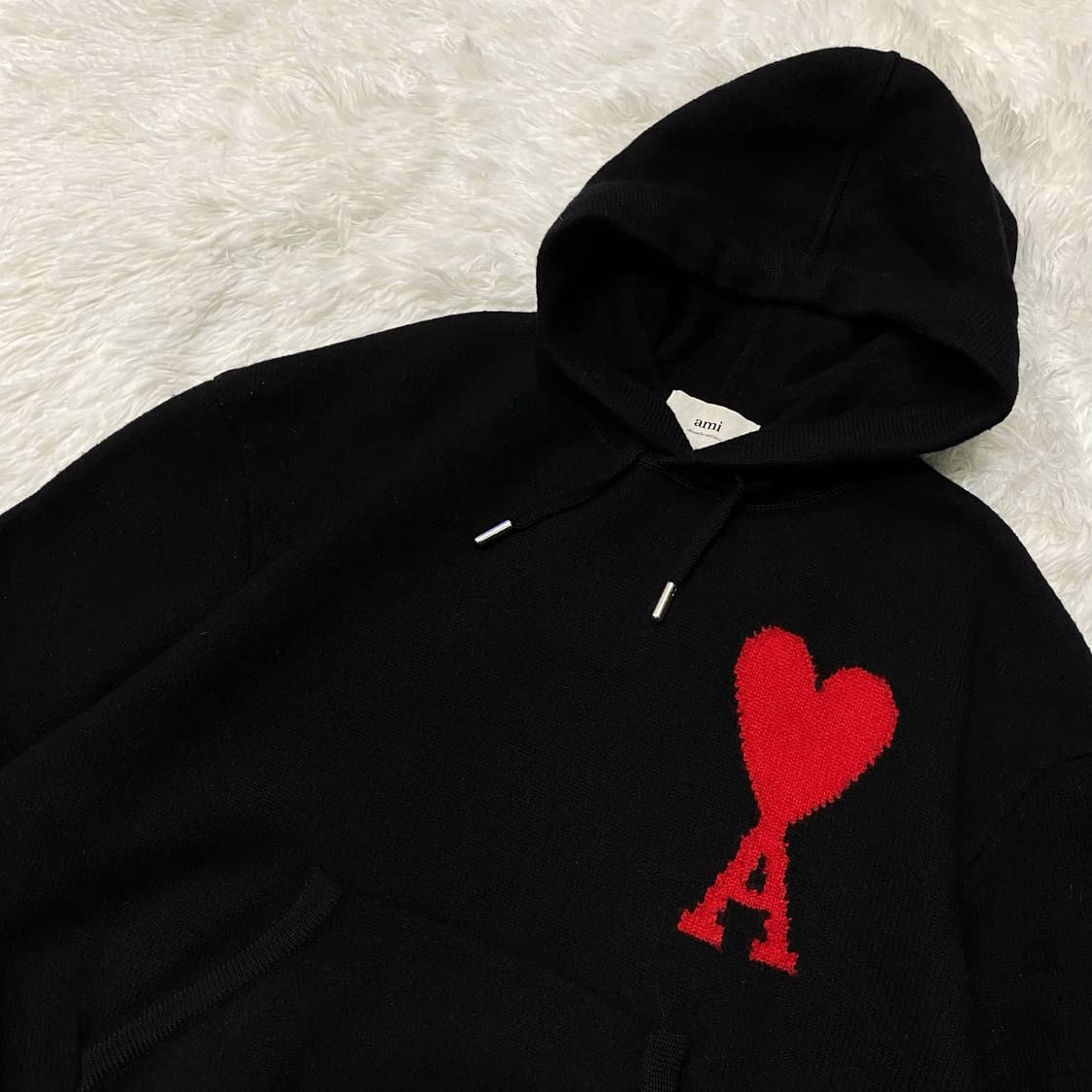 아미 후드 니트 상품이미지2
