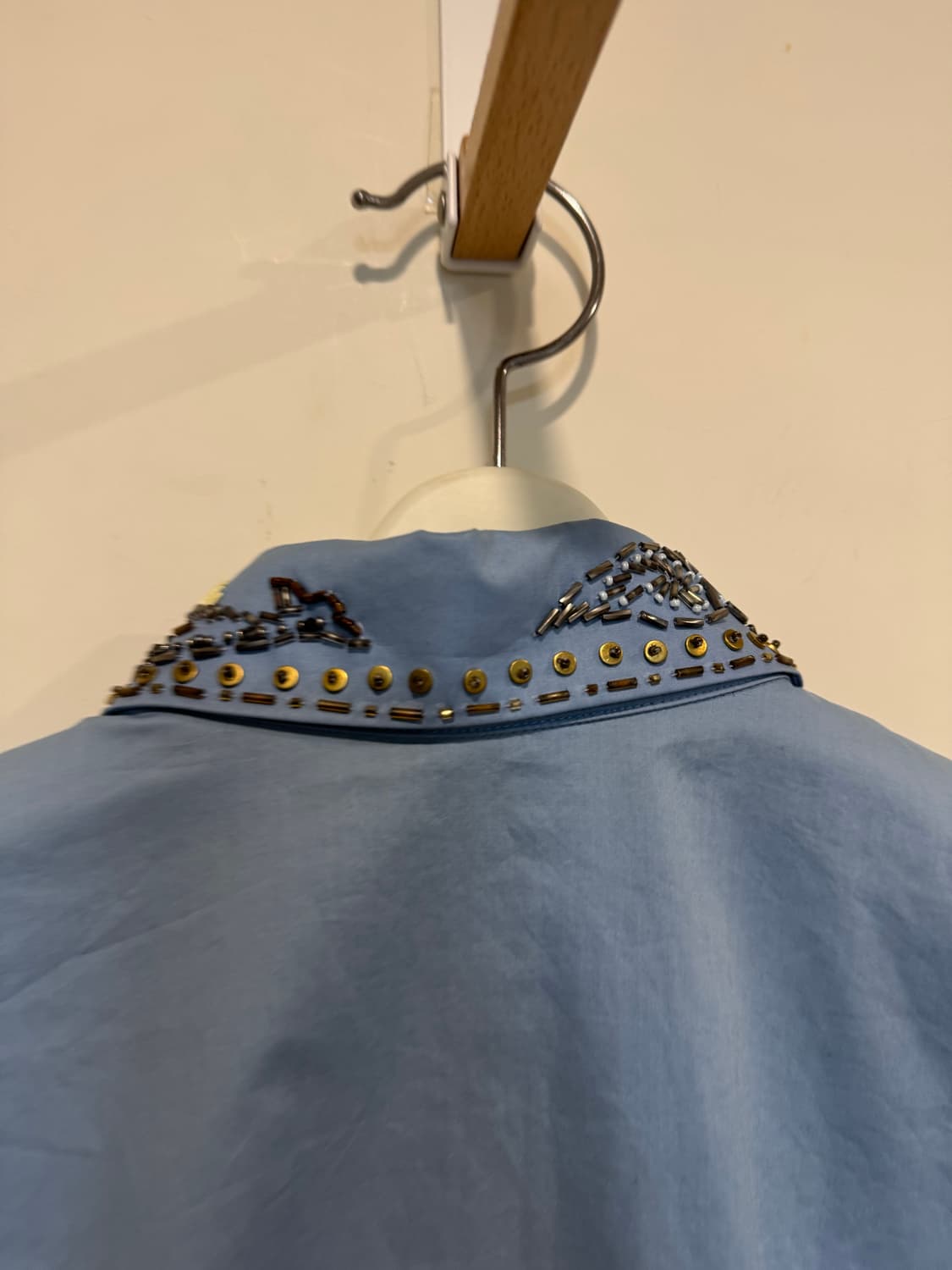 MICHAA 미샤 비즈 카라 블라우스 상품이미지8