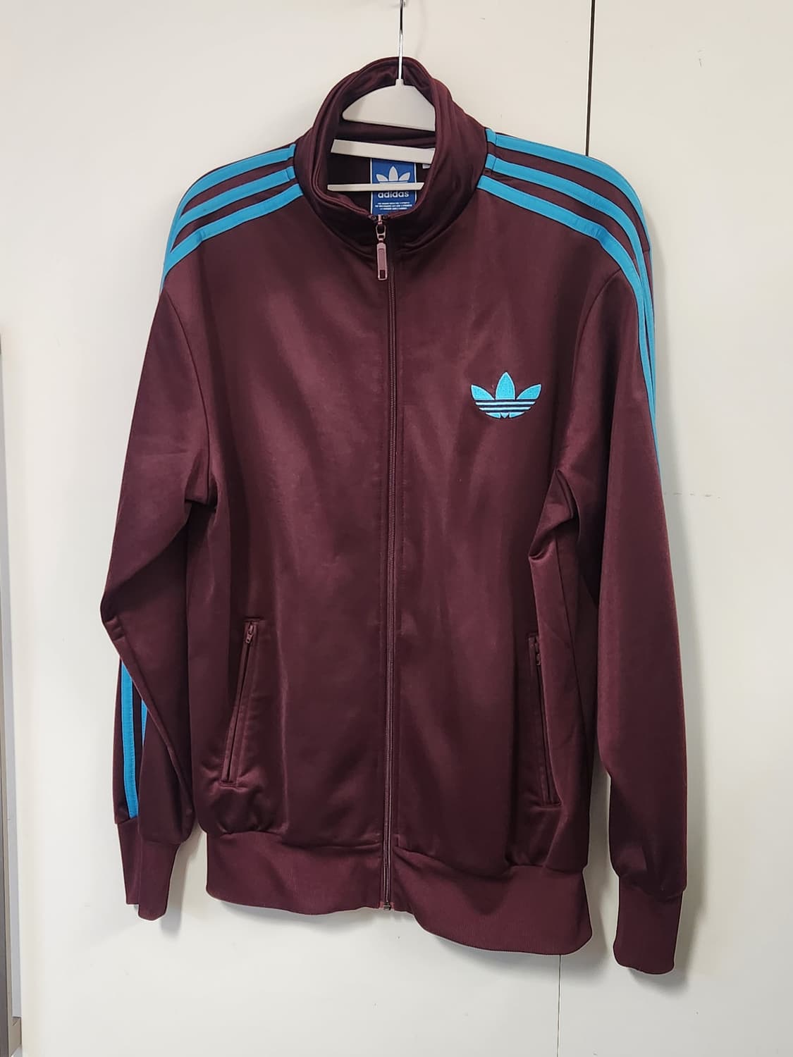 아디다스 마룬버건디 파이어버드 져지 L 상품이미지1