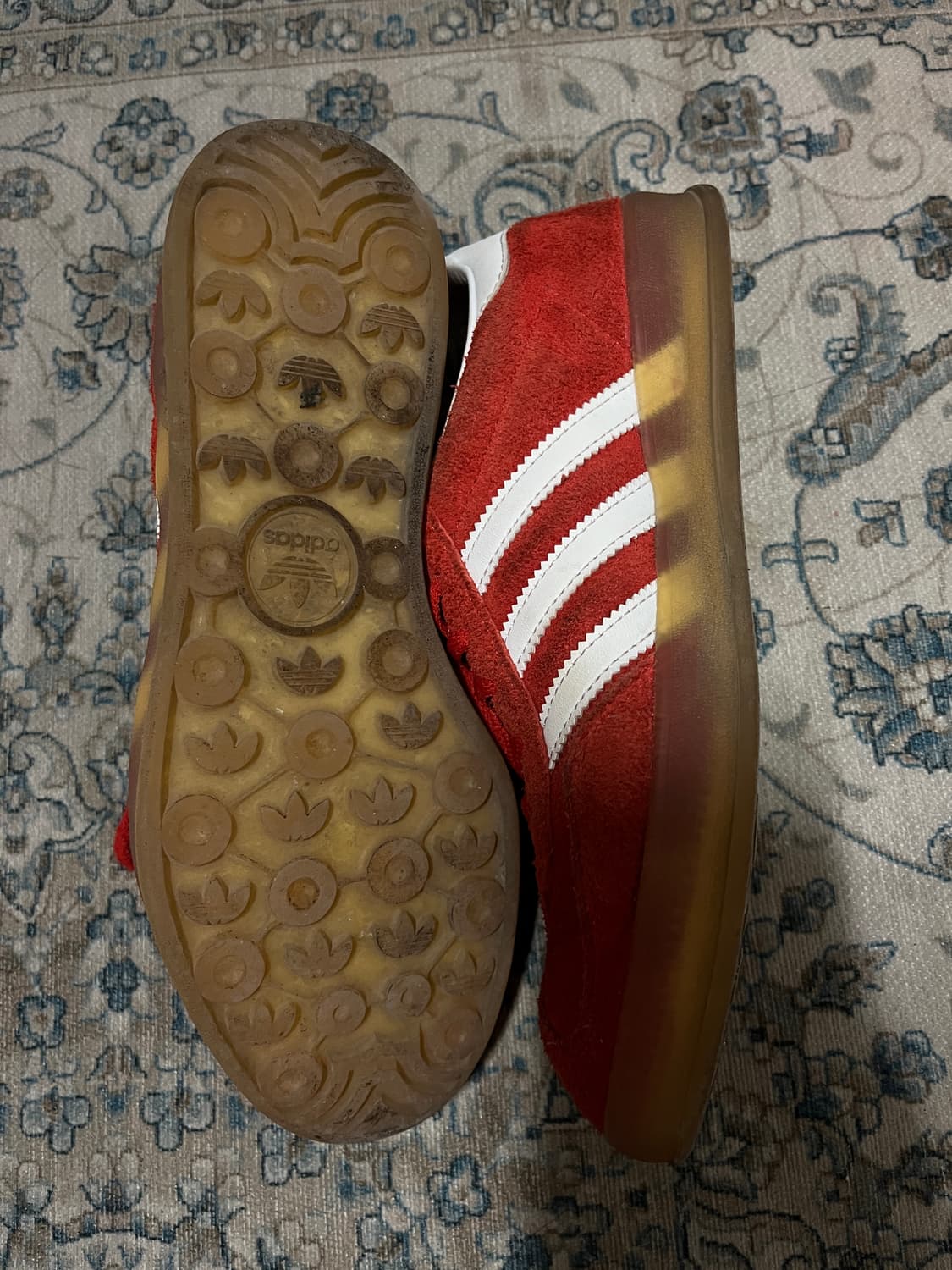 아디다스 가젤 인도어 볼드 오렌지 클라우드 화이트 상품이미지2