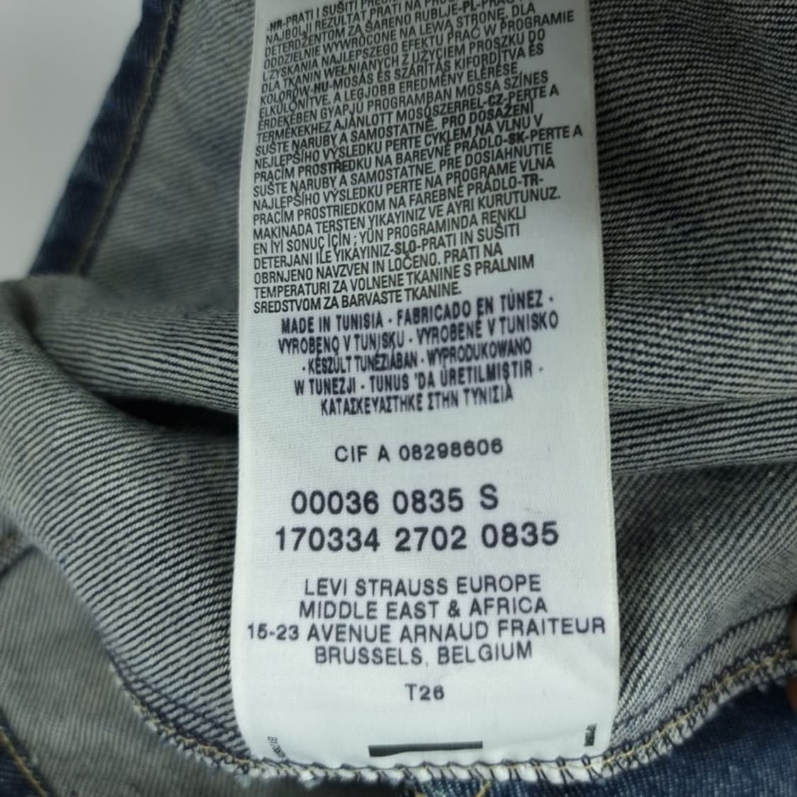 [리바이스] 엔지니어드 민소매 벨티드 데님 롱 원피스 M19992 상품이미지9