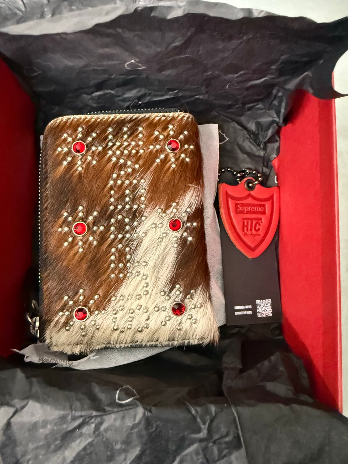 Supreme x HTC  Studded wallet cow 송치 상품이미지4