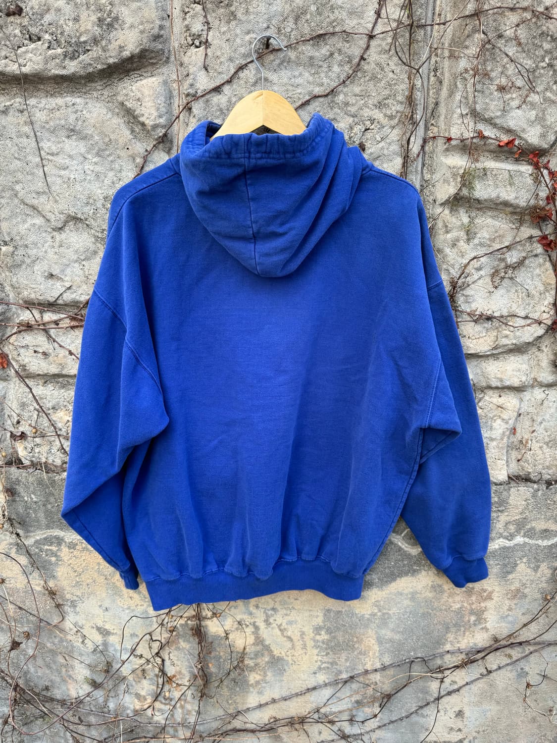 빈티지 nba creighton 페이딩 후드티 블루 후디 상품이미지2