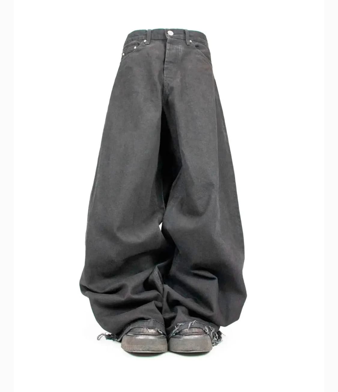 PARADOXE BIG BAGGY BLACK DENIM 상품이미지2