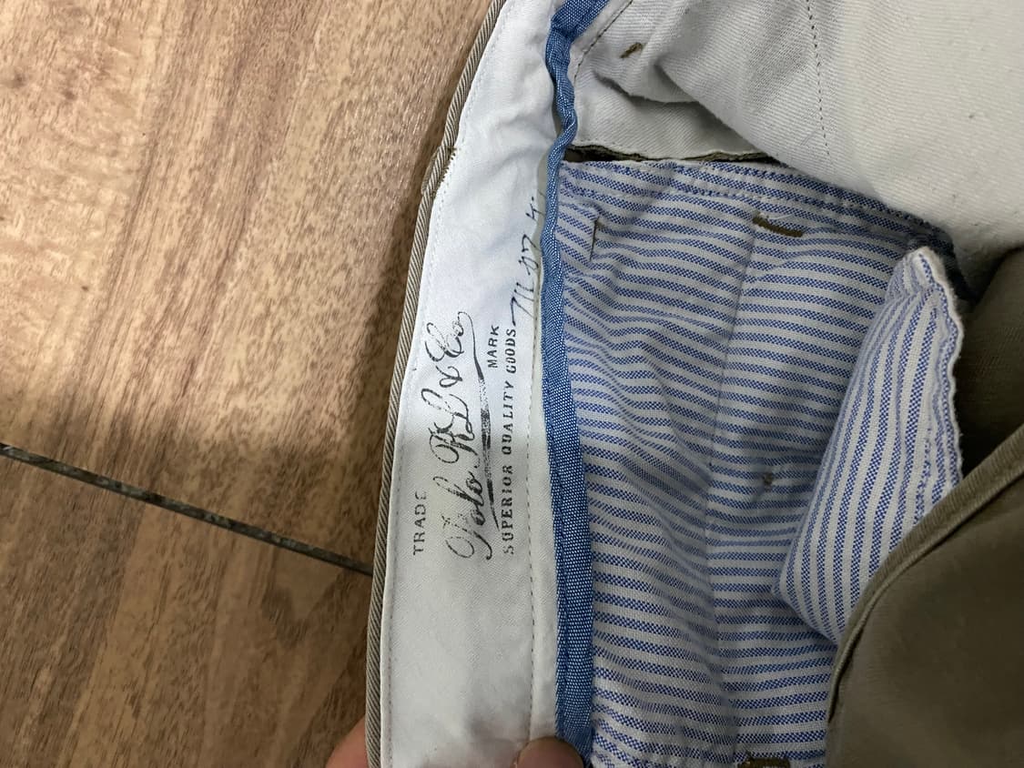 폴로 랄프로렌 클래식핏 치노팬츠 베이지 상품이미지4