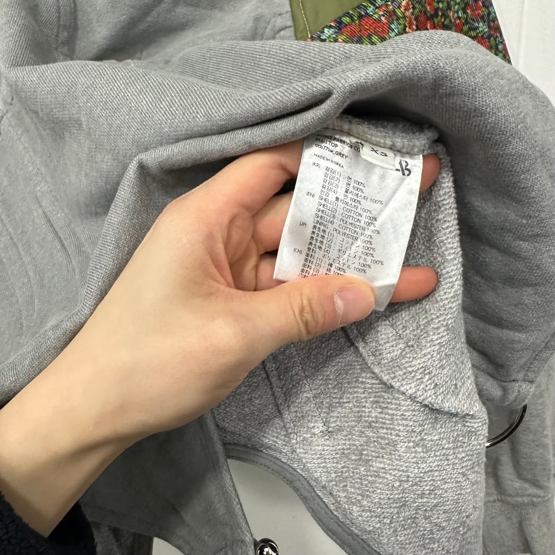 앤더슨벨 로제 패브릭 MA-1 탑 상품이미지6