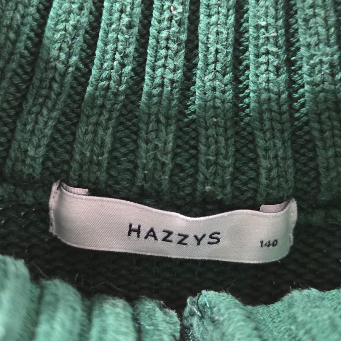 헤지스 키즈 풀오버 하프집업 코튼 니트 140/11  상품이미지3