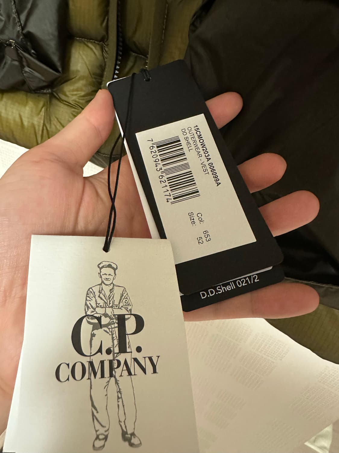 cp company 디디쉘 다운 베스트 상품이미지5