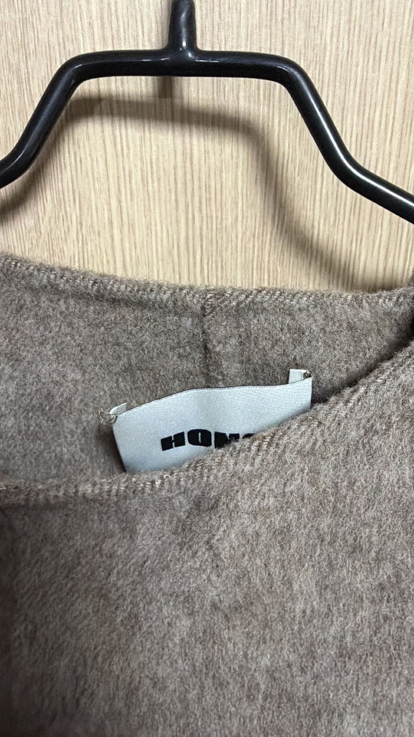 숄 울100 숏코트 베이지F 상품이미지6