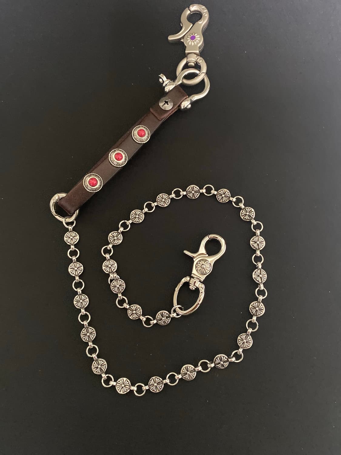 가죽 링크 팬츠 체인 상품이미지3