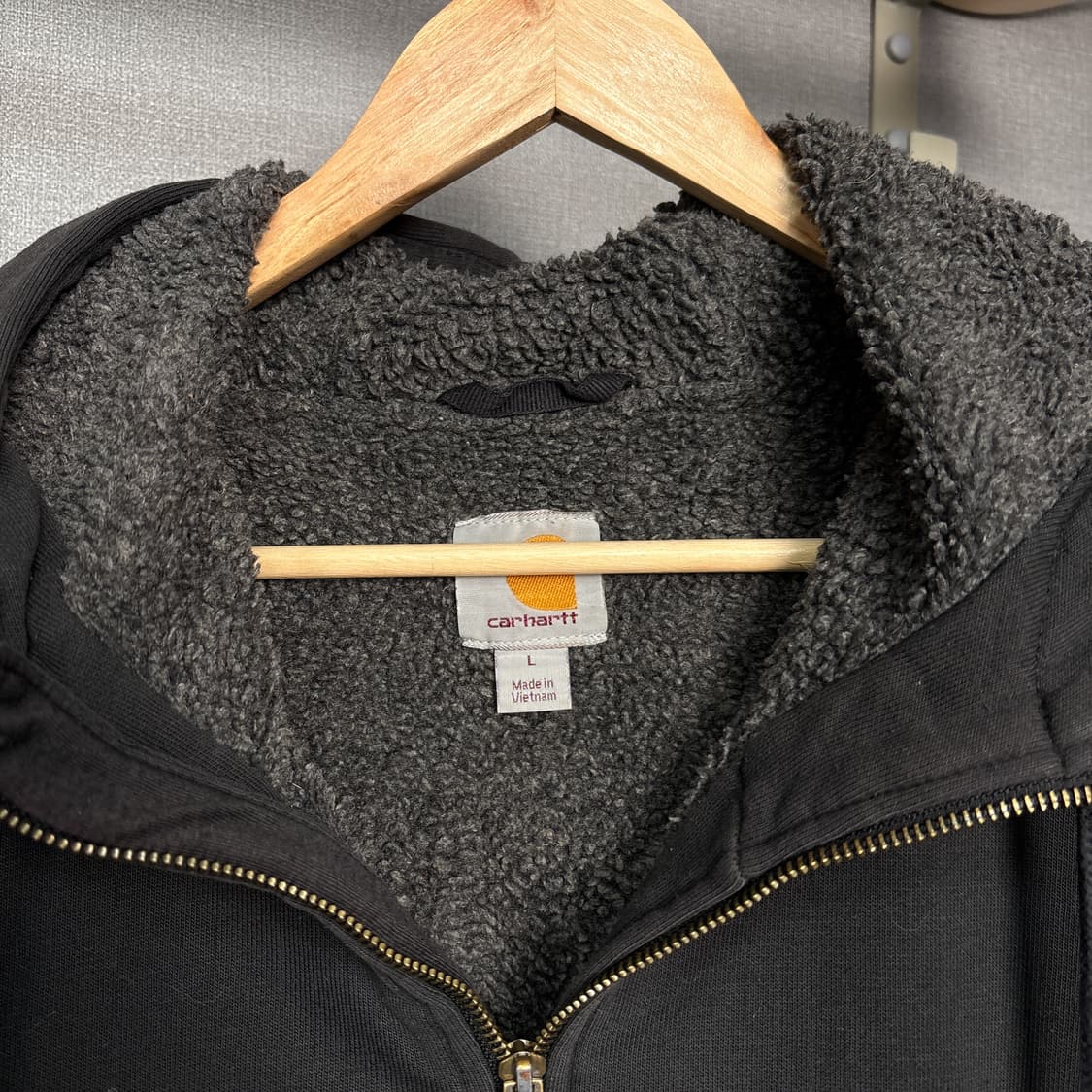 칼하트 레인디펜더 기모후드집업 상품이미지5