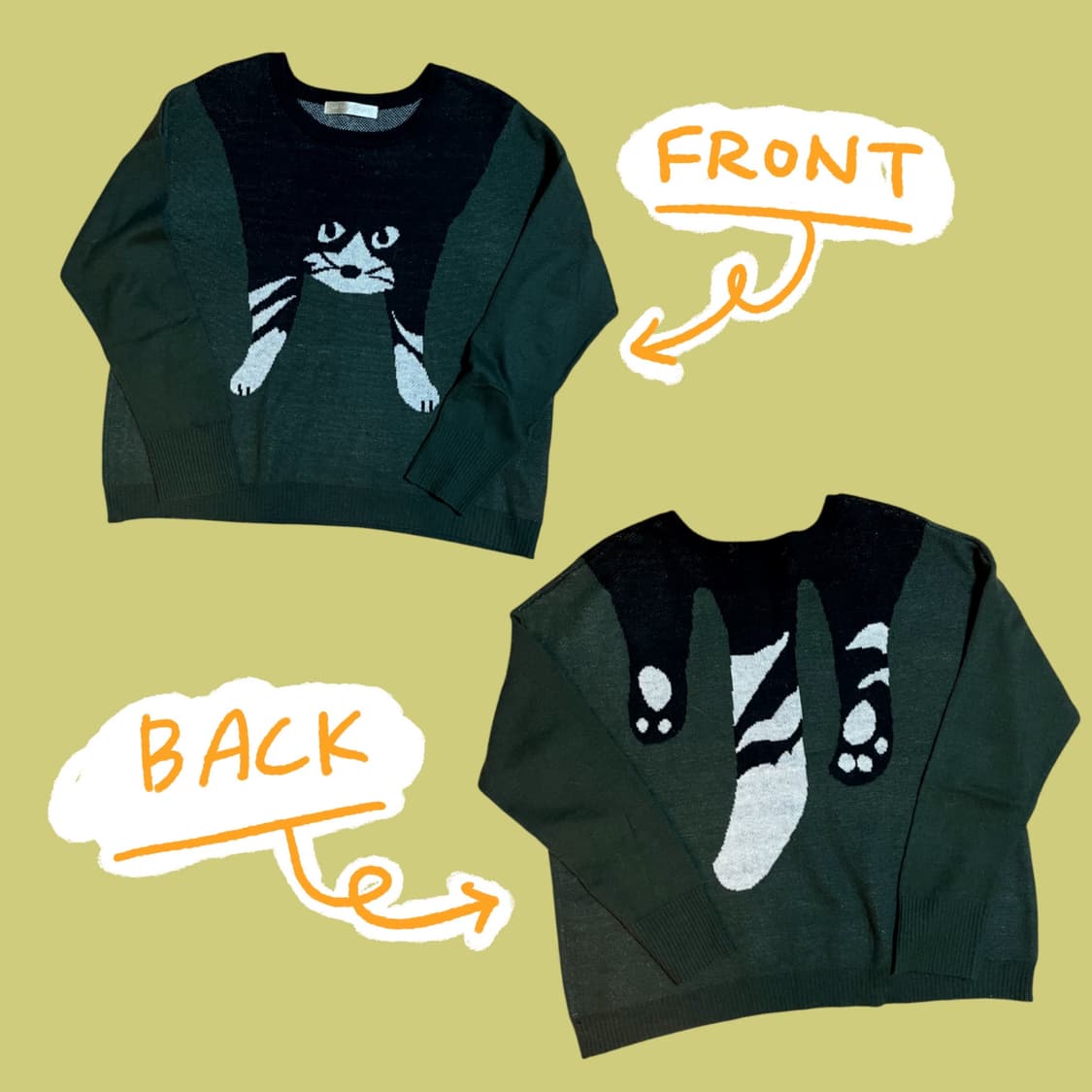 카와이 고양이 니트! 🐈🐾 상품이미지3