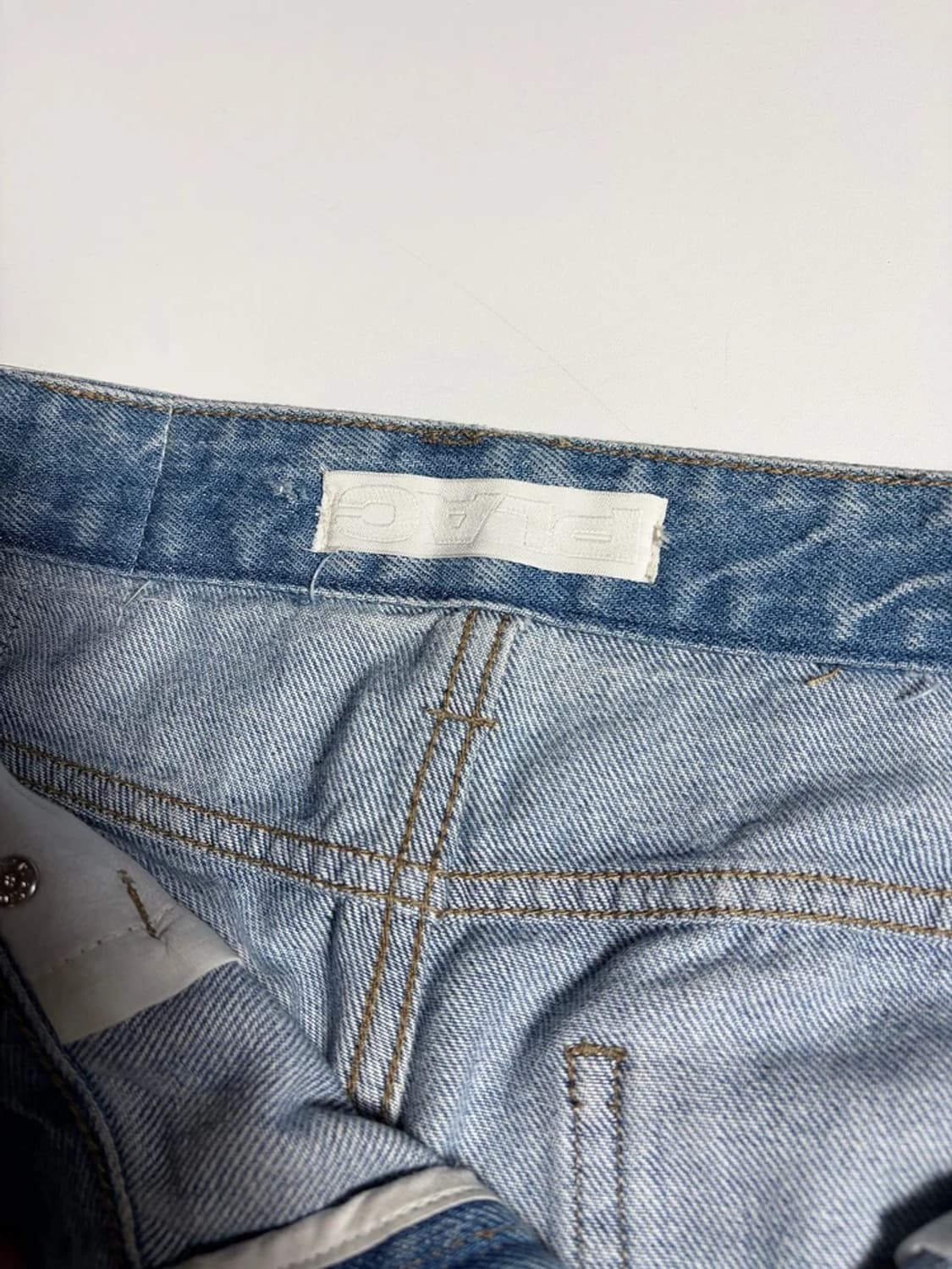 플랙 23SS 라이트 워시드 스트레이트 데님 팬츠 R1497 상품이미지6