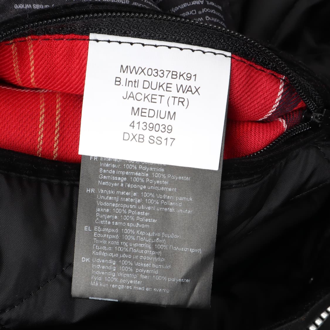 바버 인터내셔널 듀크 왁스 자켓 상품이미지9