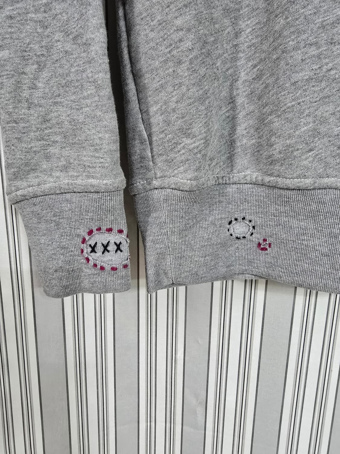 (100)[BOB] 이태리정품 남성 빈티지핏 기모맨투맨 상품이미지4