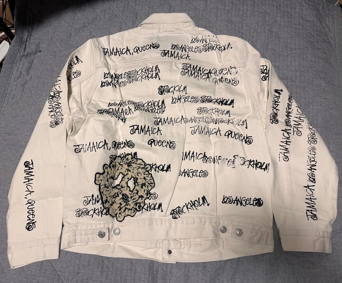 스투시 데님티어스 리바이스 데님 자켓 화이트 상품이미지2