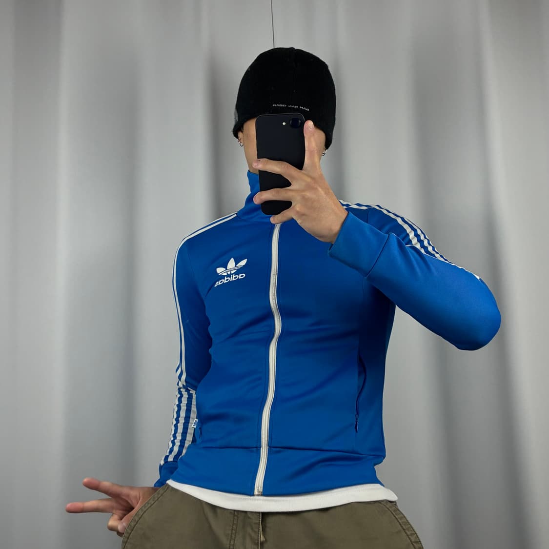 <아디다스 파흰 딱붙 져지> No.1447 상품이미지2