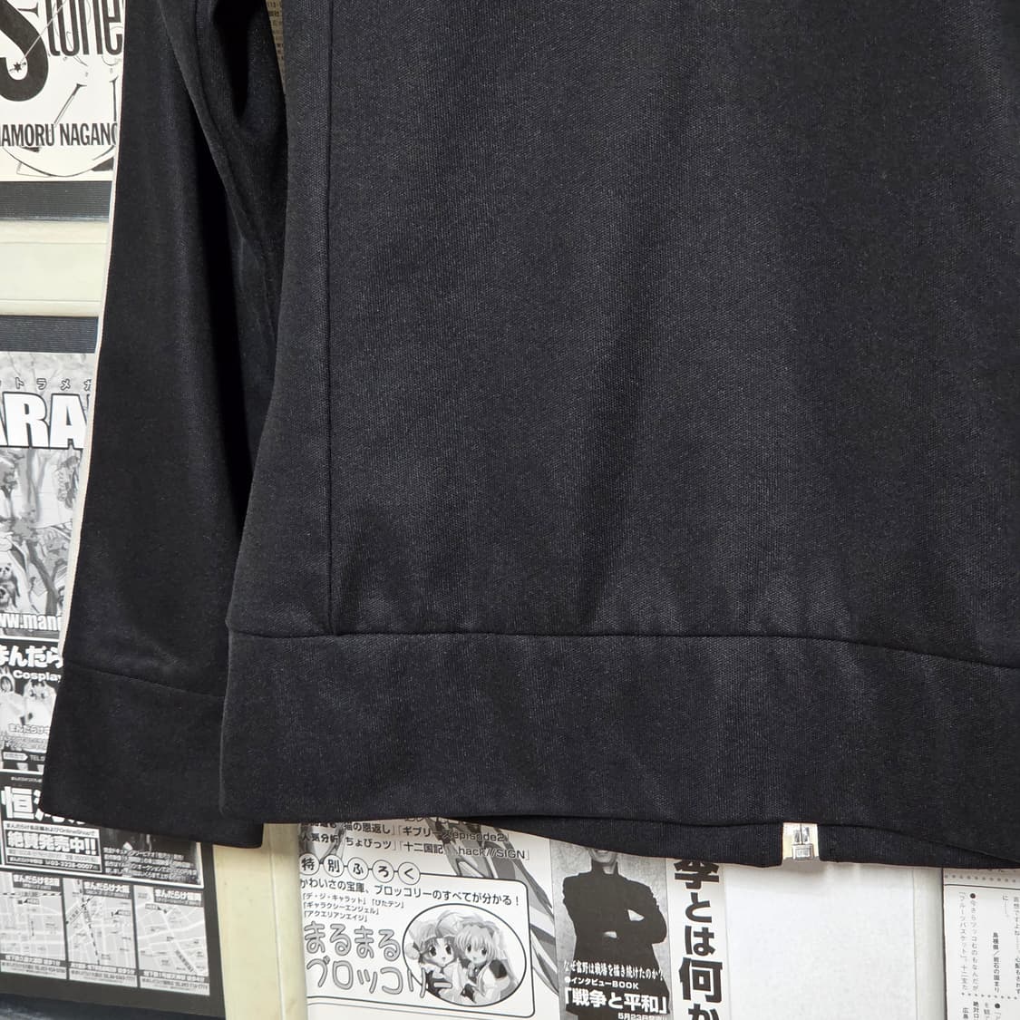 아디다스 유로파 블랙 슬림핏 져지 트랙탑 상품이미지8