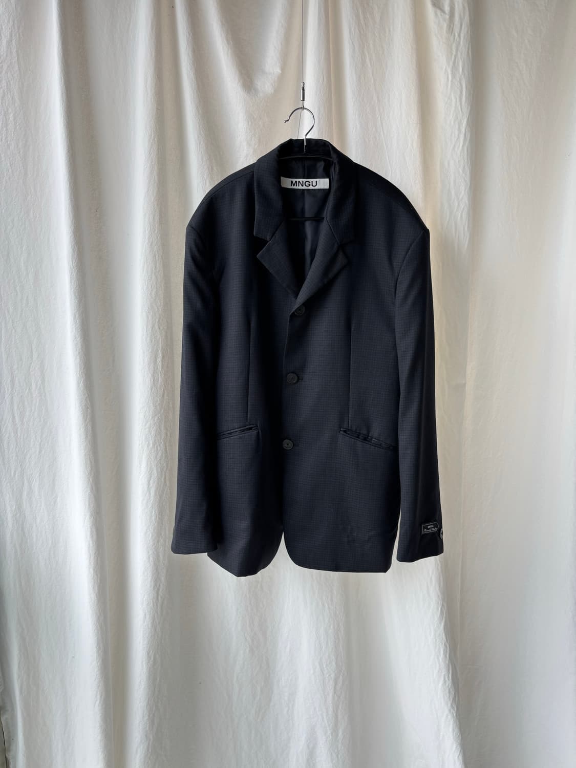 MNGU 3버튼 오버사이즈 블레이져 상품이미지1