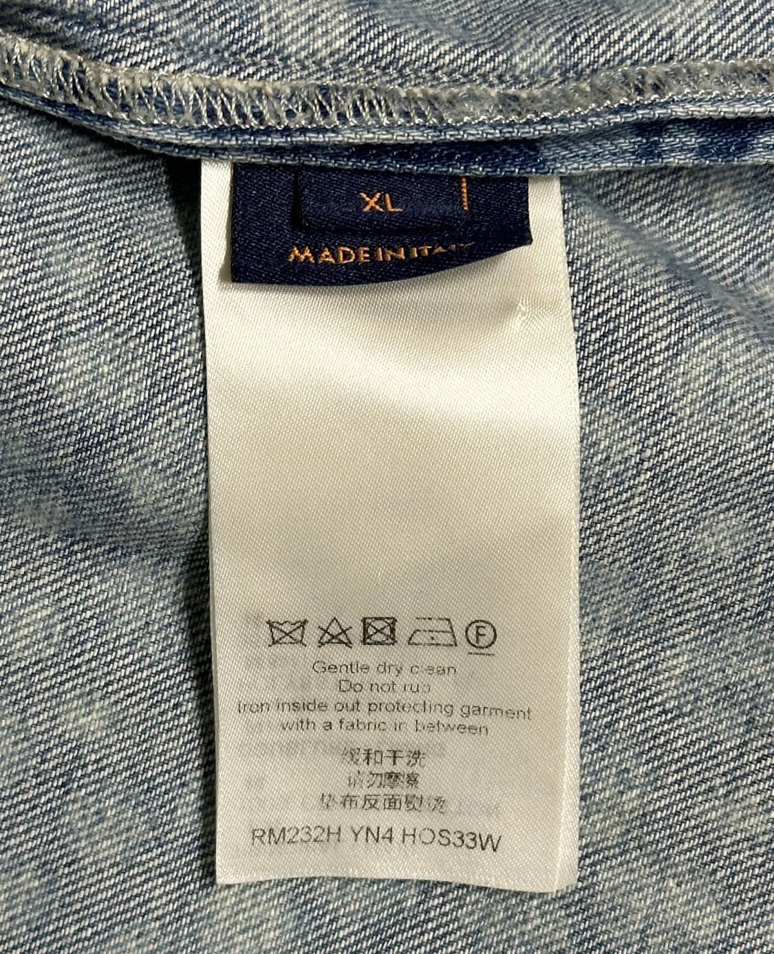 루이비통 x 쿠사마 데님 셔츠 XL(105-110) 상품이미지2