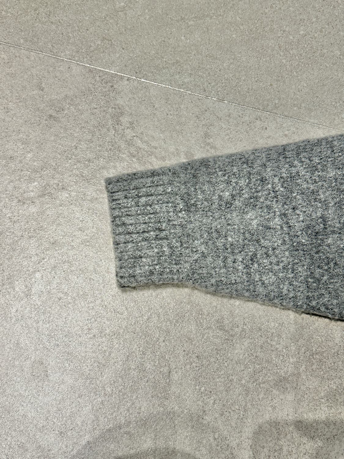 247 시리즈 부클 가디건 그레이 XL 상품이미지7