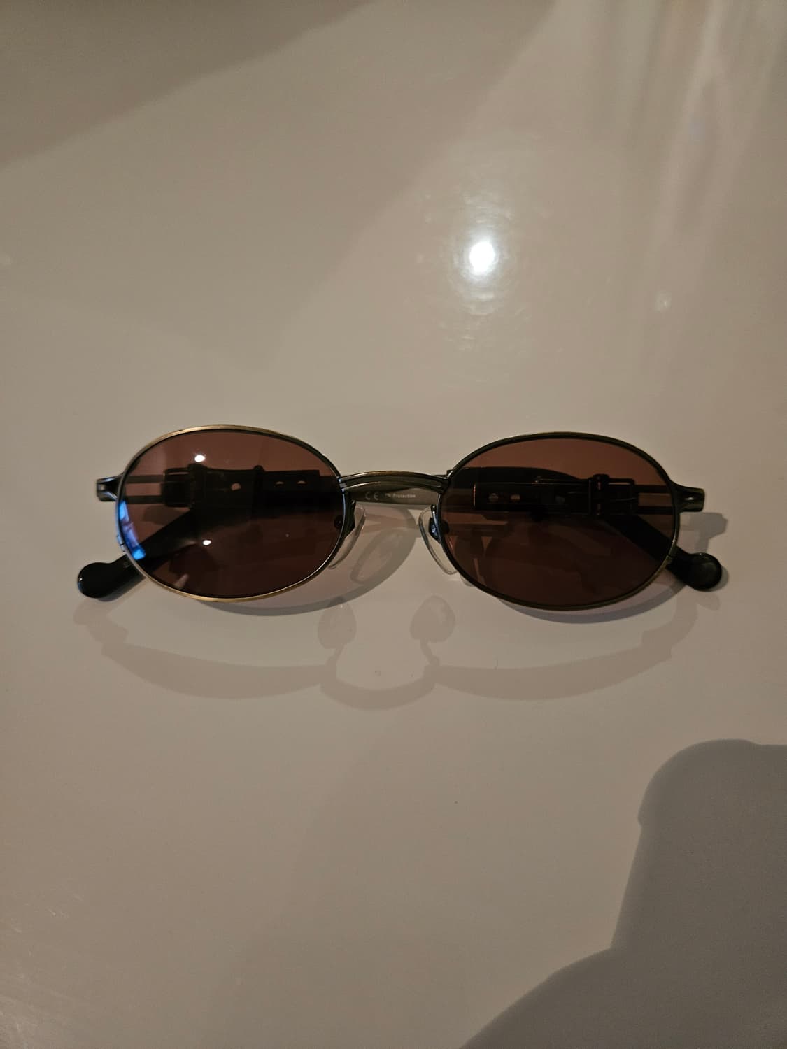 90's 장폴고티에 빈티지 아카이브 앤틱 건메탈 & 골드 선글라스 상품이미지7