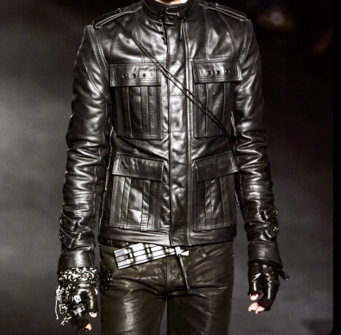 디올 옴므 - 03AW 레더 브레이디드 벨트 상품이미지8