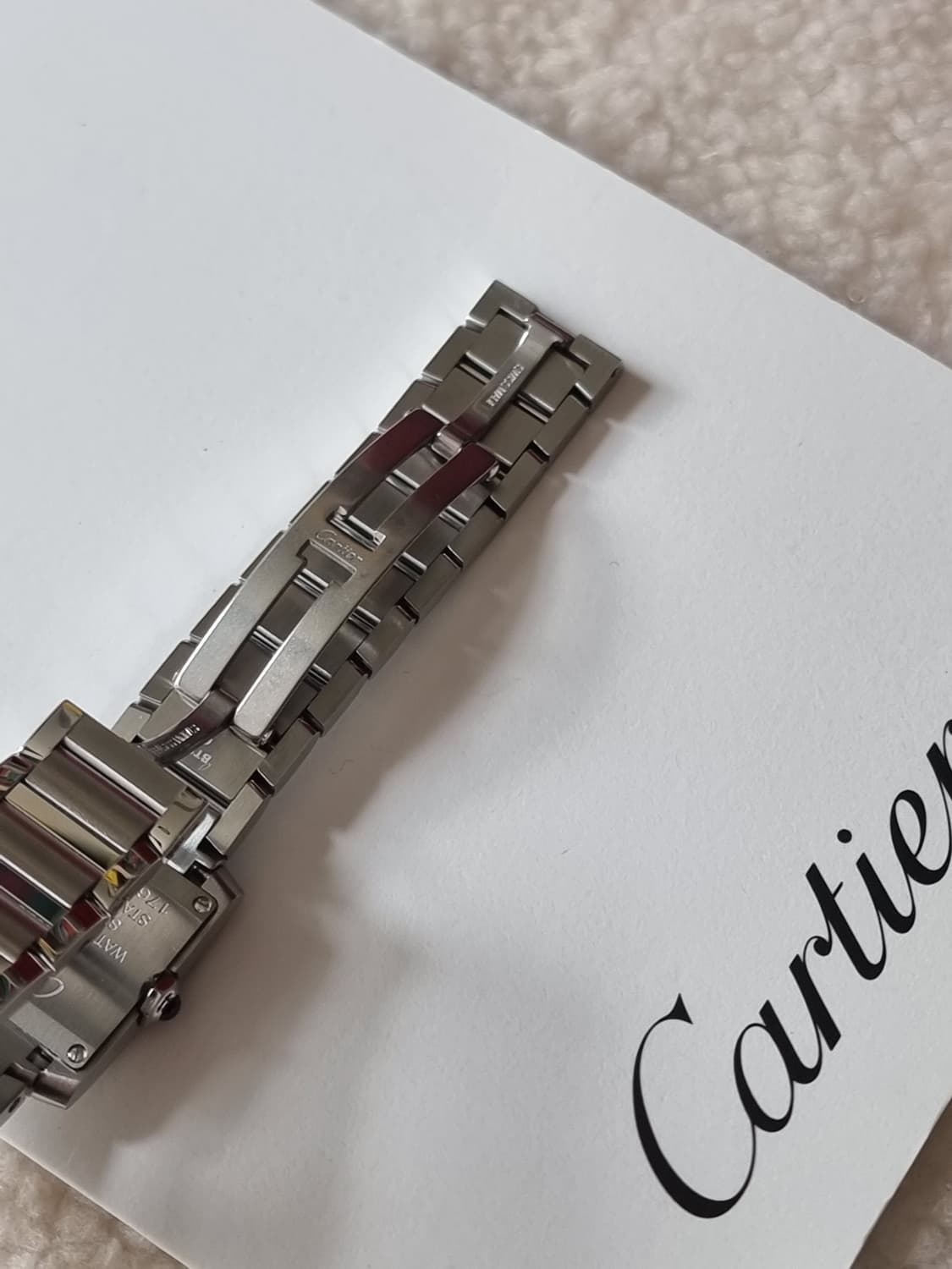 [까르띠에 풀세트] 탱크 프랑세즈 신형 스틸 S 스몰 여성시계 23년 상품이미지6