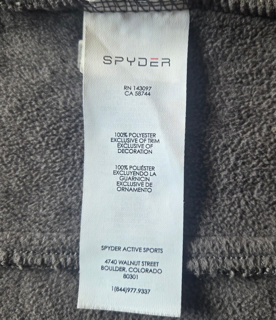 [정품]스파이더 케이블 니트 풀집업 자켓 S 상품이미지7
