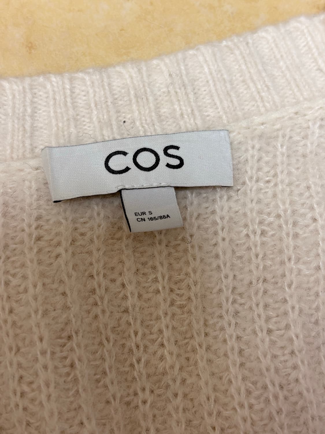 COS 코스 레귤러핏 컬러블록 가디건 S 상품이미지3