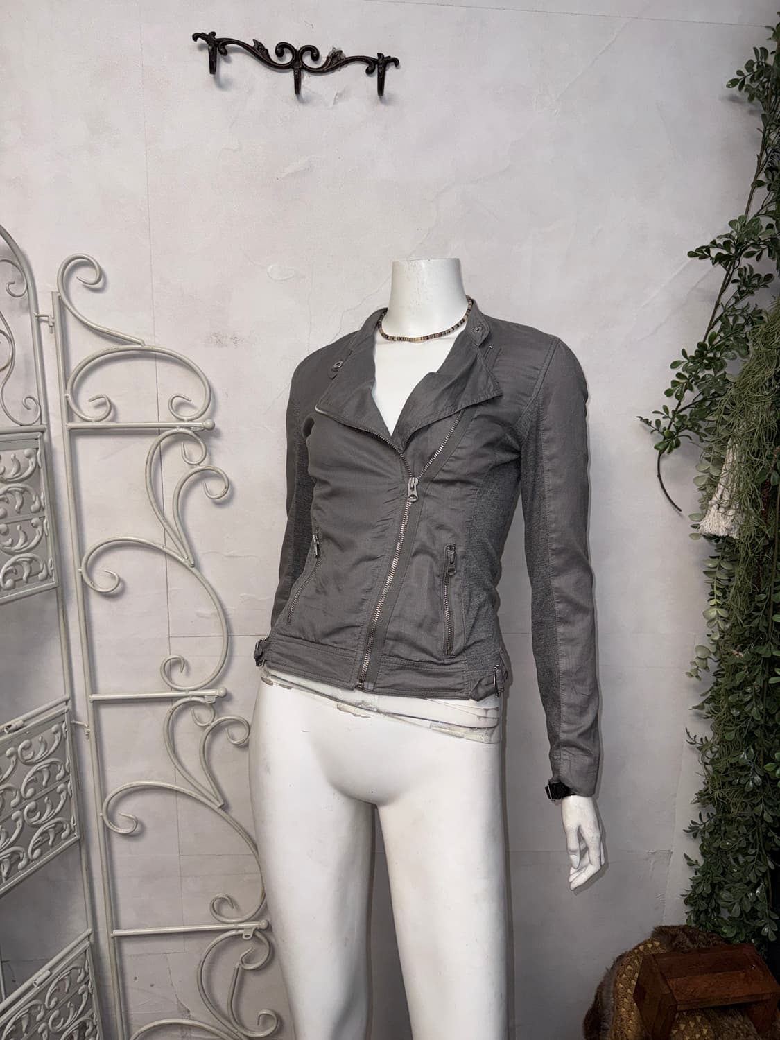 Armani Exchange gray cotton rider jacket 상품이미지6