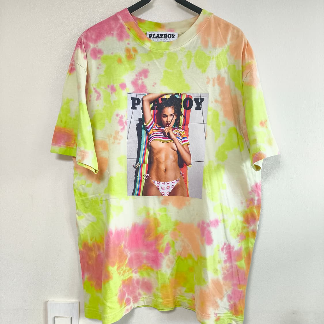 [M] Play Boy 플레이보이 타이다이 티셔츠 상품이미지2