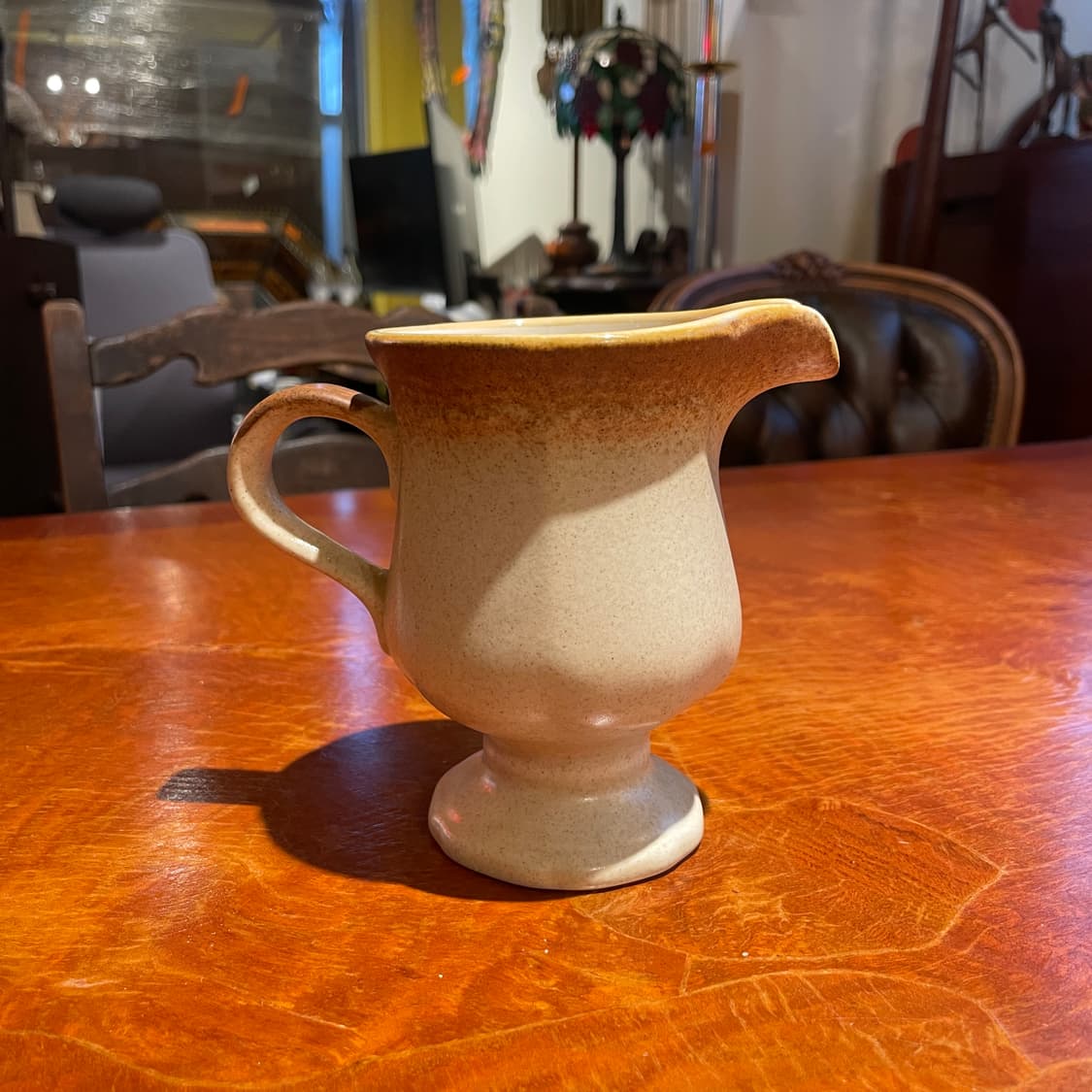 브라운 그라데이션 빈티지 고블렛 컵 상품이미지3