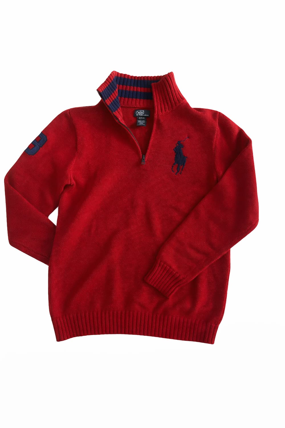 폴로 빅포니 반집업 니트 상품이미지1