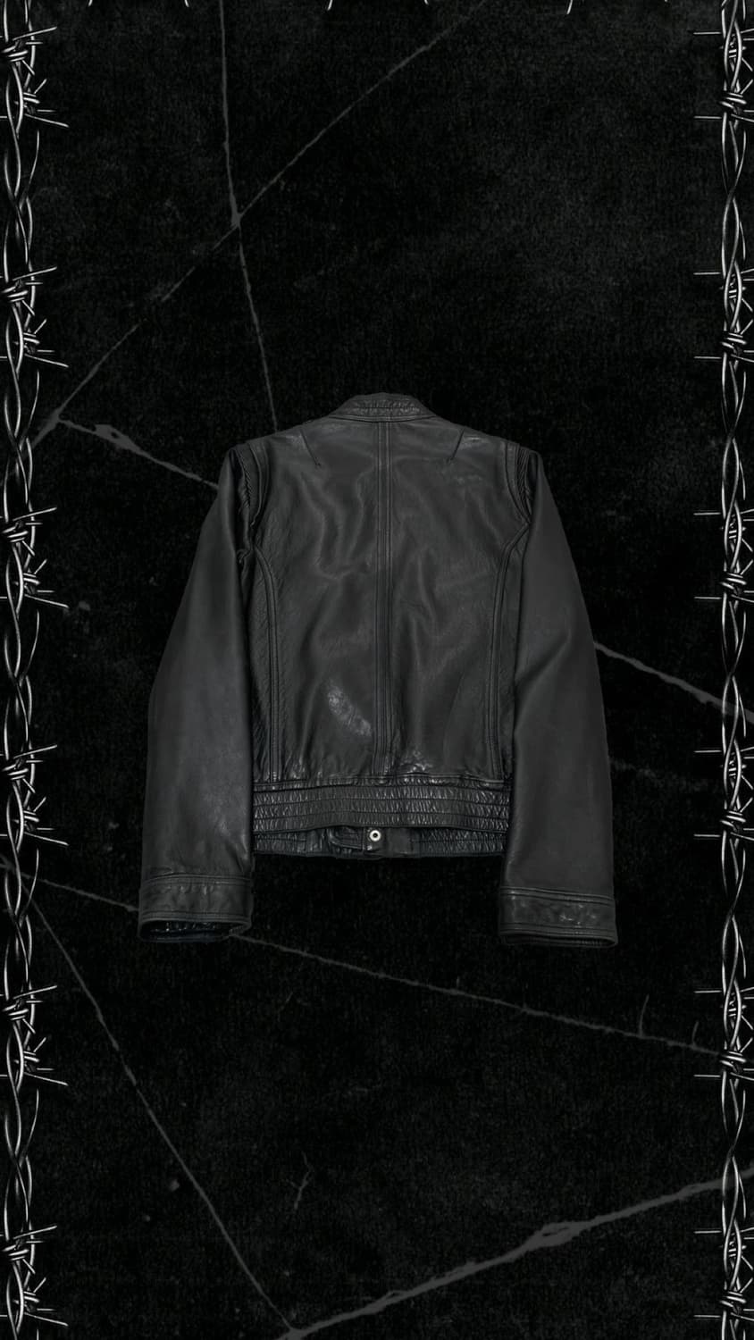None Black Lambskin Rider Jacket 상품이미지2