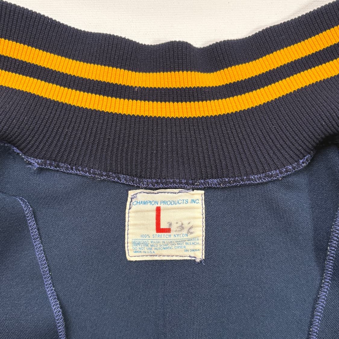 80s 챔피온 트랙 져지 (네이비/옐로우) 상품이미지7