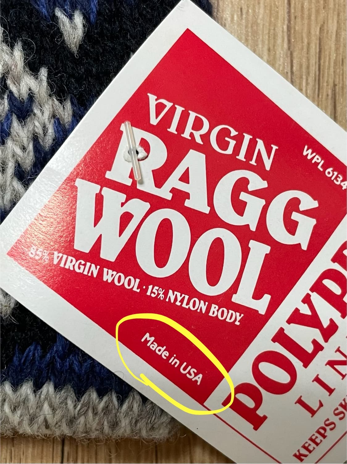 택포) 90s Made USA 빈티지 패턴 울 니트 헤드밴드 헤어밴드 상품이미지3