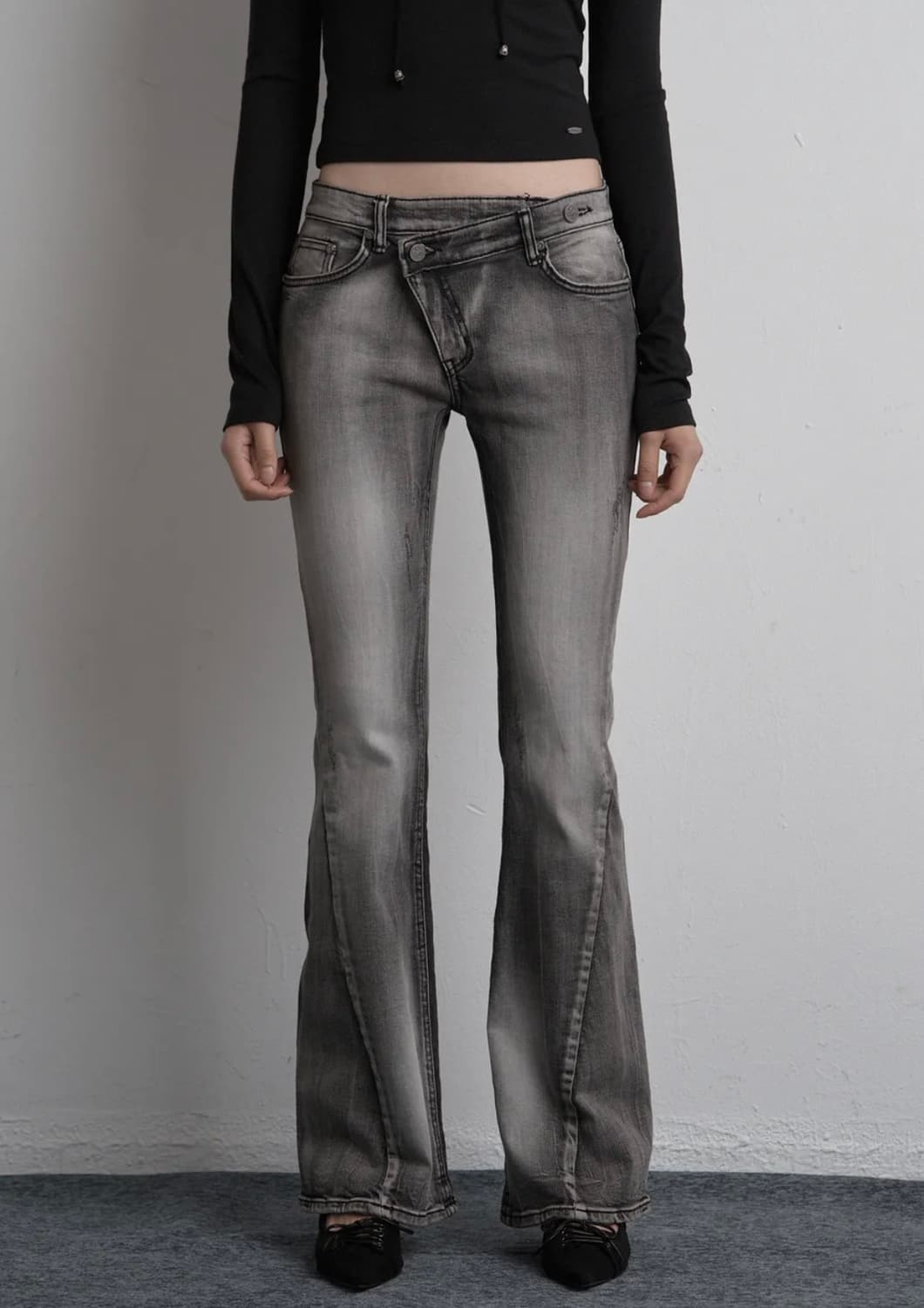 시너진 UNBALANCED BRUSH DENIM PANTS 데님 팬츠 상품이미지1