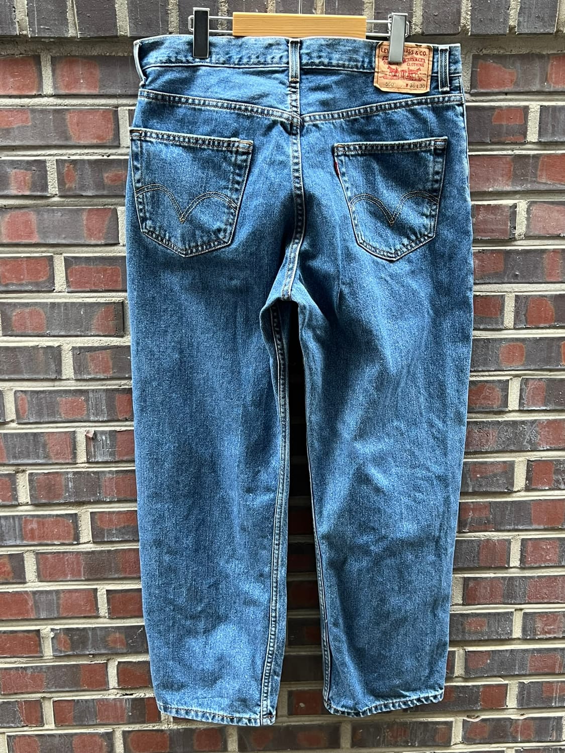 [36x30] 리바이스 550 릴렉스드핏 중청 데님 팬츠 루즈 테이퍼드 상품이미지9