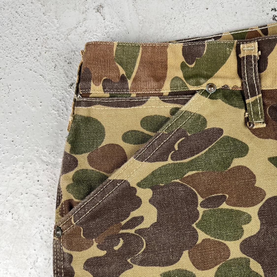 올드 칼하트 덕 카모 팬츠 WU103 상품이미지6