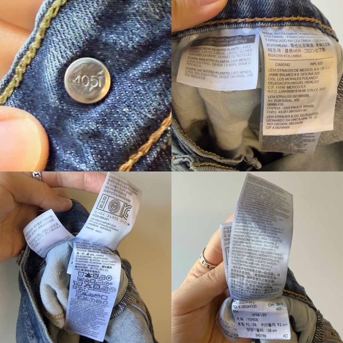 리바이스 559 데님팬츠 W36 L30 상품이미지5