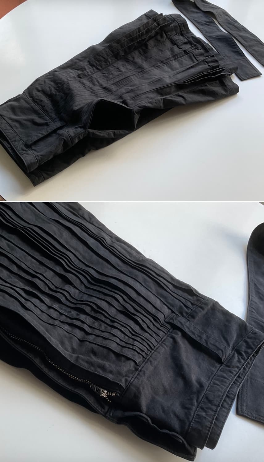 카반 드 주까 바지(앞부분 주름스커트 형태) M / 유니섹스 상품이미지10