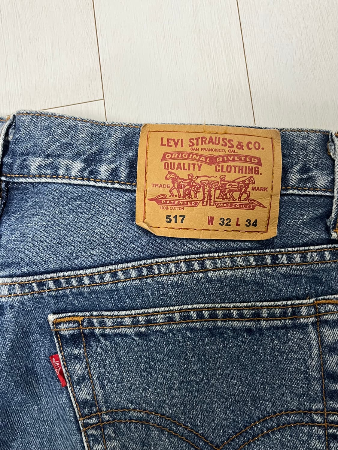 리바이스 517 빈티지 데님 팬츠(28~30) 상품이미지7