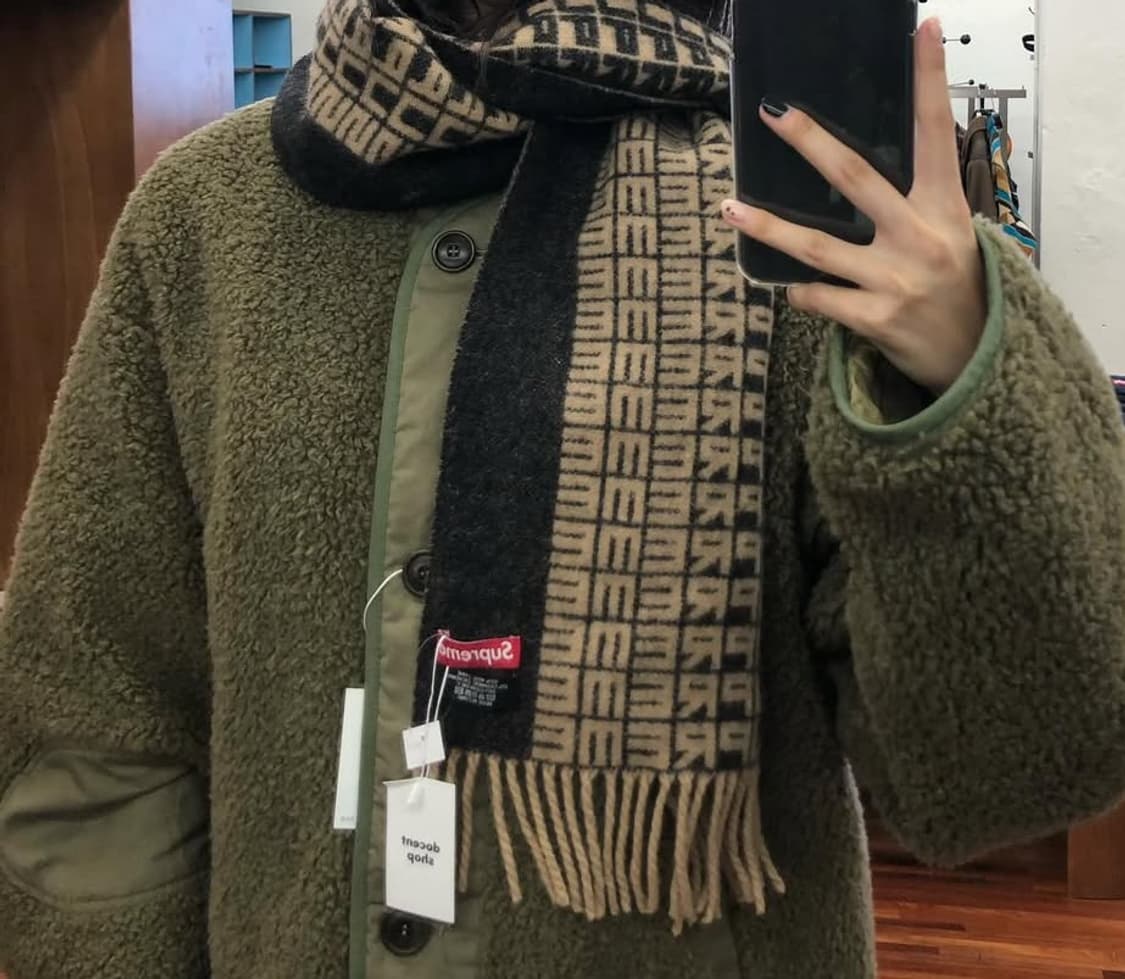 (구해요) 슈프림 캐시미어 울 머플러 리버시블 상품이미지2