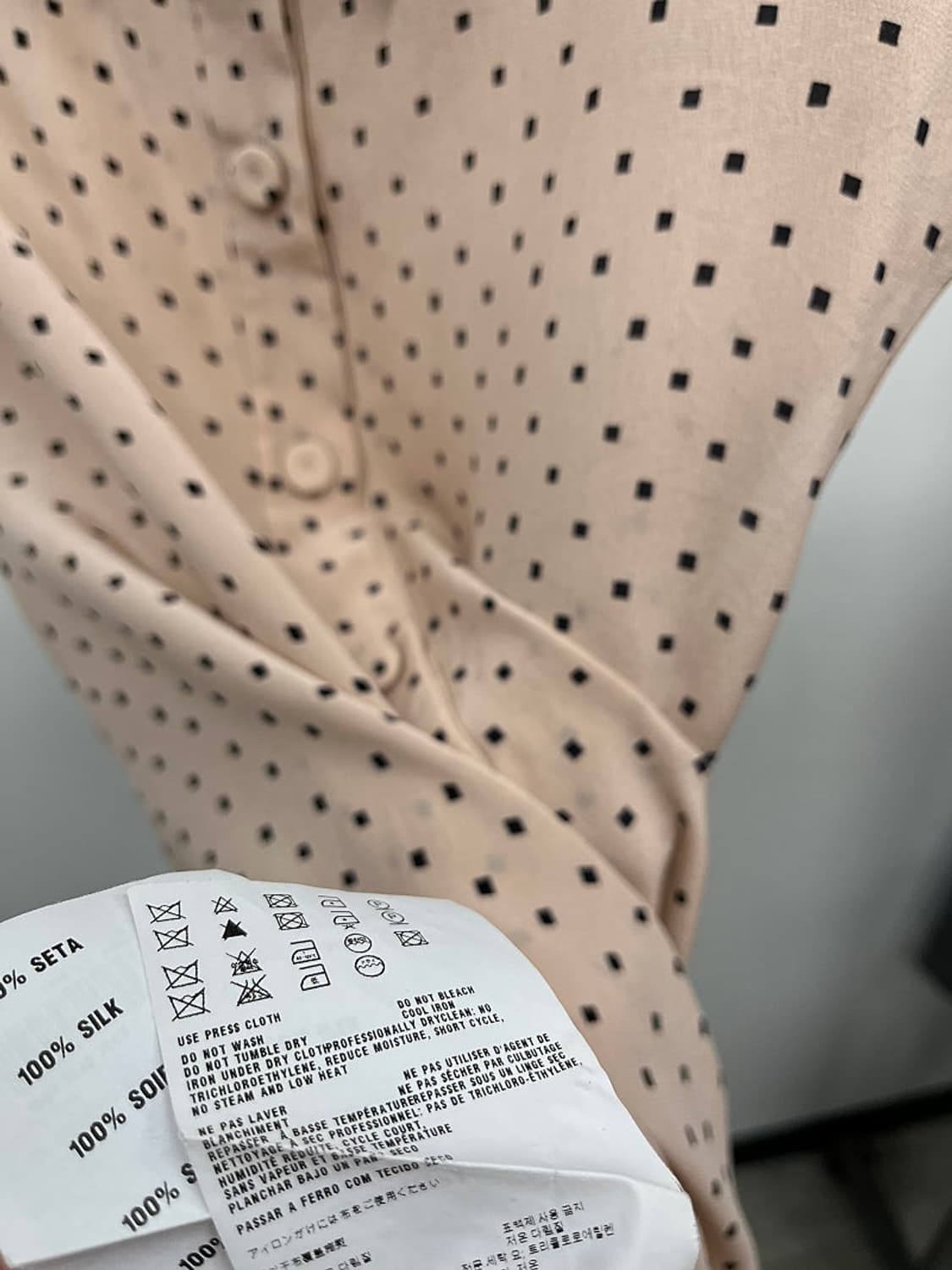 여) 프라다 실크 블라우스  상품이미지9