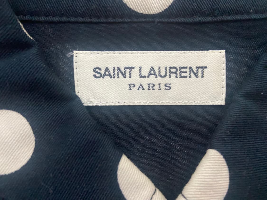 생로랑 웨스턴  도트 셔츠 M 상품이미지3