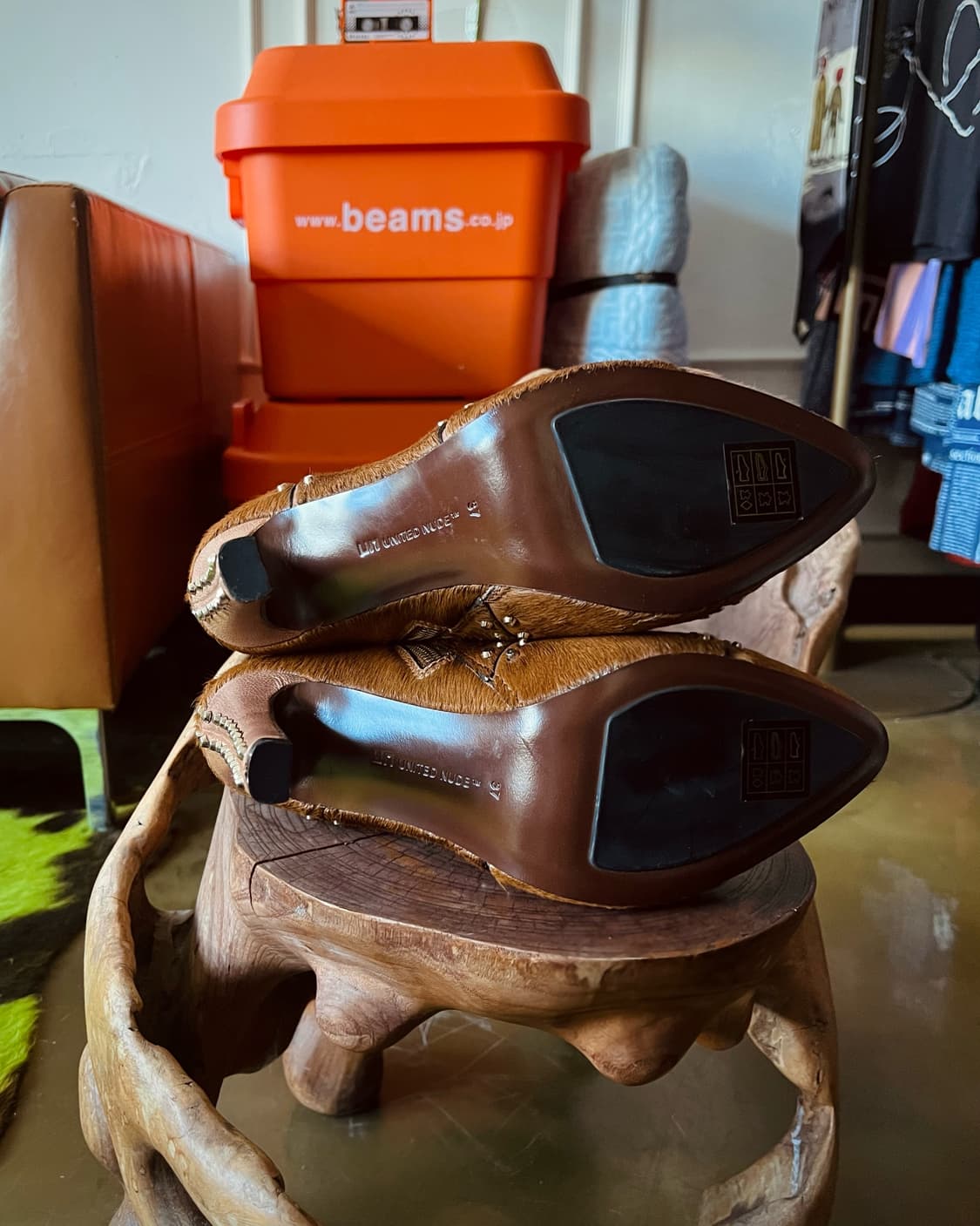 UNITED NUDE Real Pony Hair Studs Heel 상품이미지10