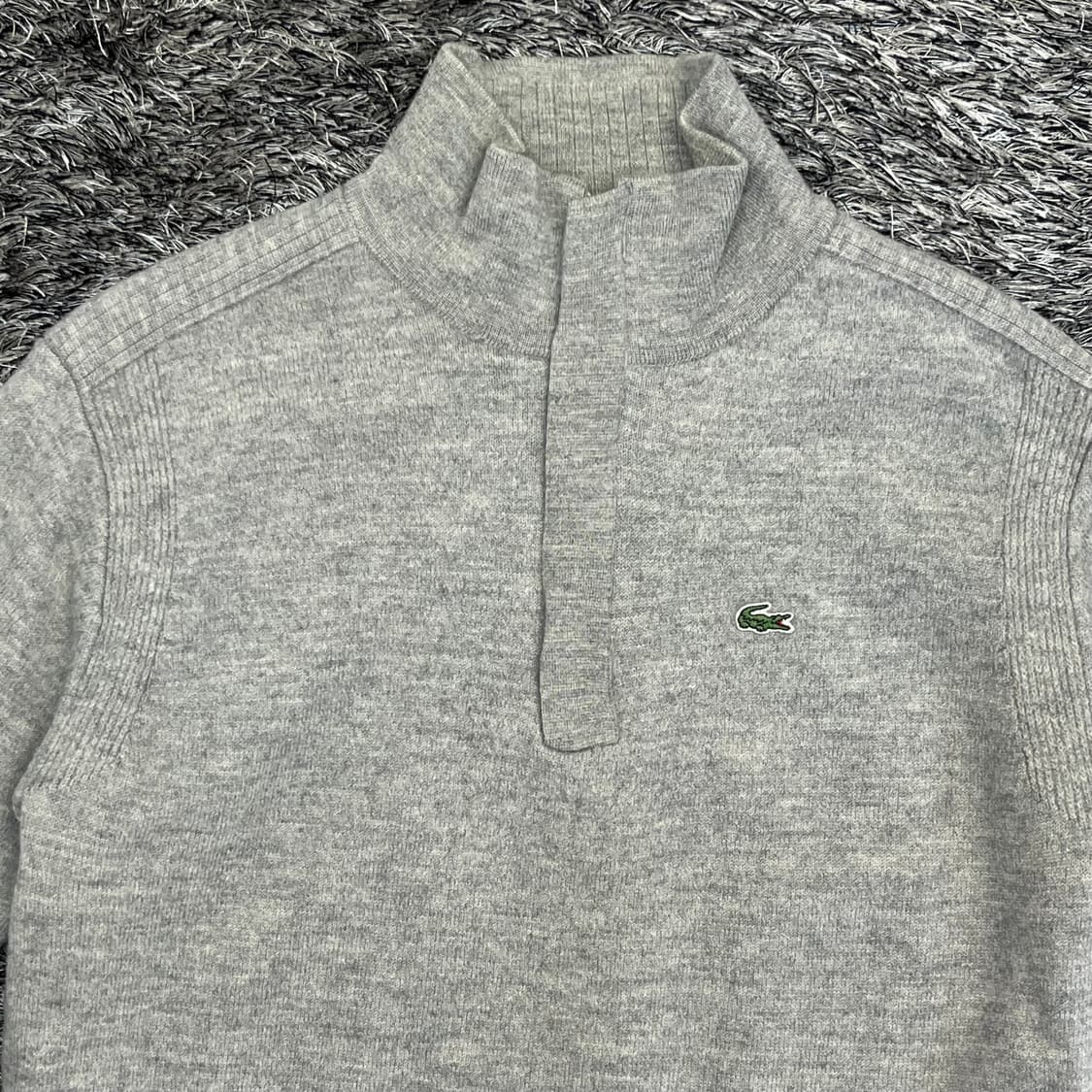 라코스테 남성 울 100% 하프넥 니트 (5) 100 상품이미지2