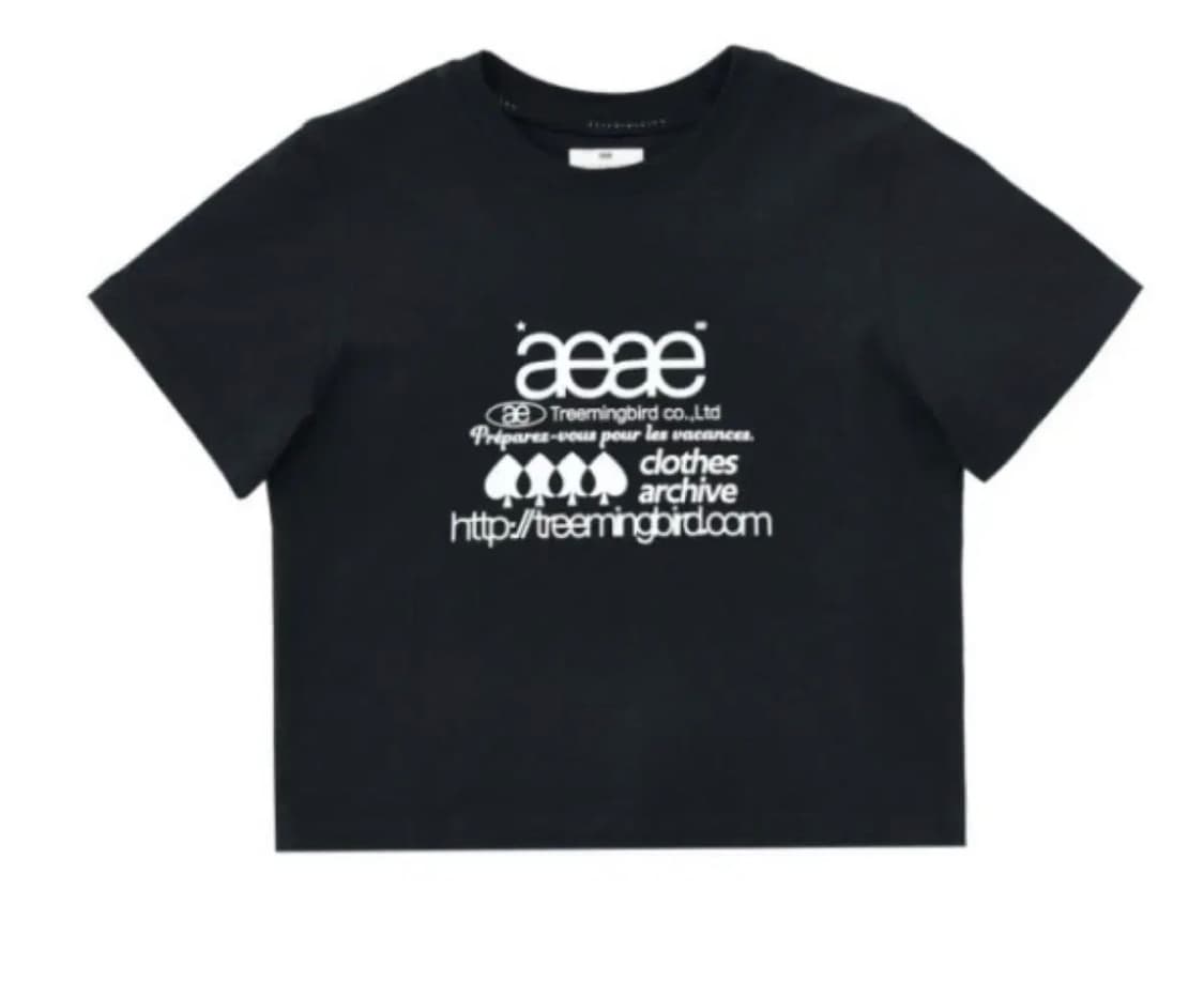 일괄) 트리밍버드 aeae 콜라보 반팔 상품이미지1